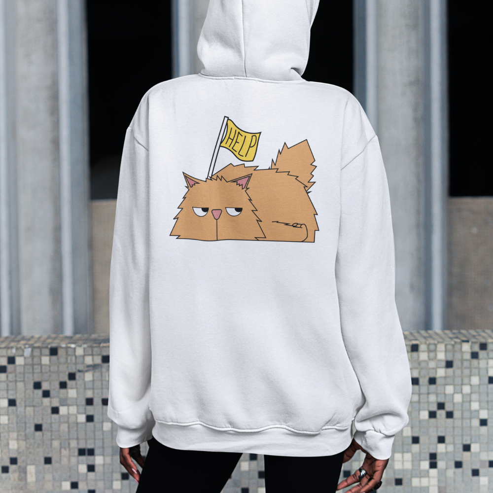 Hoodie Mèo Cầu Cứu | PURRING! But Please HELP