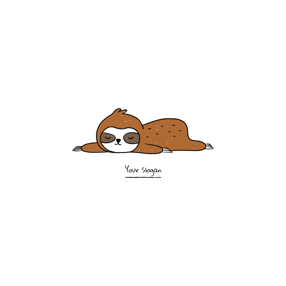 Áo thun trắng in hình chú lười nằm ngủ cùng dòng chữ “Professional Napper” – phong cách lười biếng dễ thương