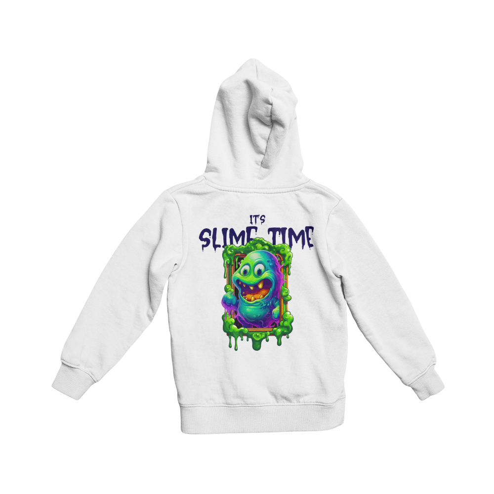 Áo thun, hoodie, sweater in hình slime quái vật hoạt hình với chữ “It’s Slime Time”