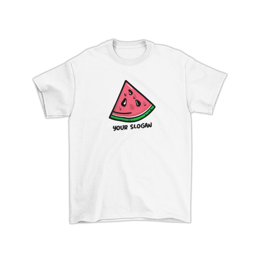 Watermelon summer t-shirt – customizable slogan