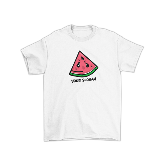 Watermelon summer t-shirt – customizable slogan