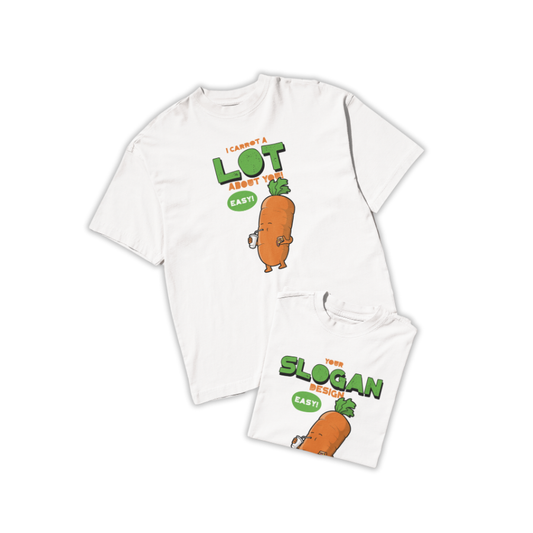 T-shirt carrot illustration, pun joke funny couple shirt