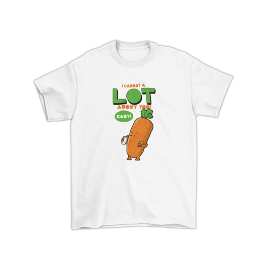 T-shirt carrot illustration, pun joke funny couple shirt