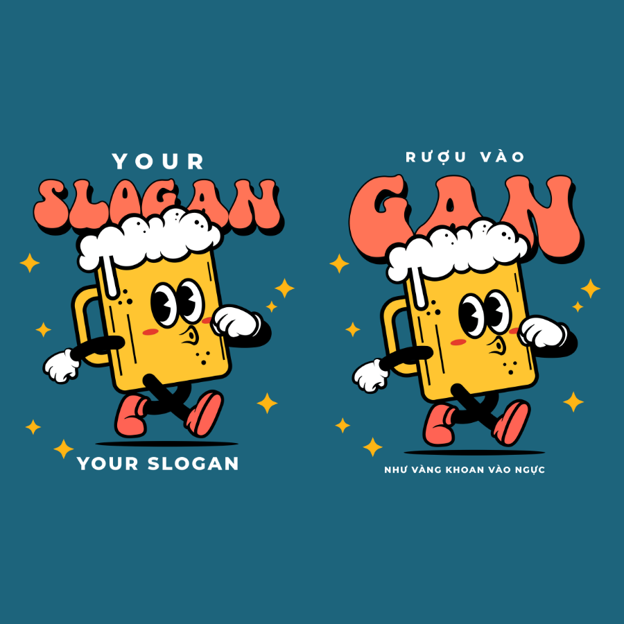 áo thun ly bia, áo hài hước quote rượu, áo nhóm đi nhậu, áo cá nhân hóa slogan, áo rượu vào gan